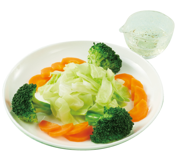 ゆで野菜のサラダ写真